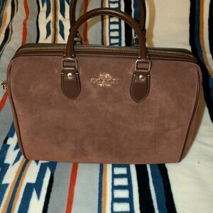 Coach Large Rowan Suede
